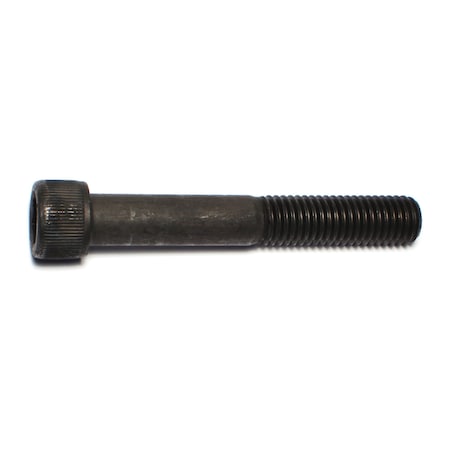 Midwest Fastener M12-1.75 Socket Head Cap Screw, Socket, Black Oxide Steel, 80 mm Length, 10 PK 51468